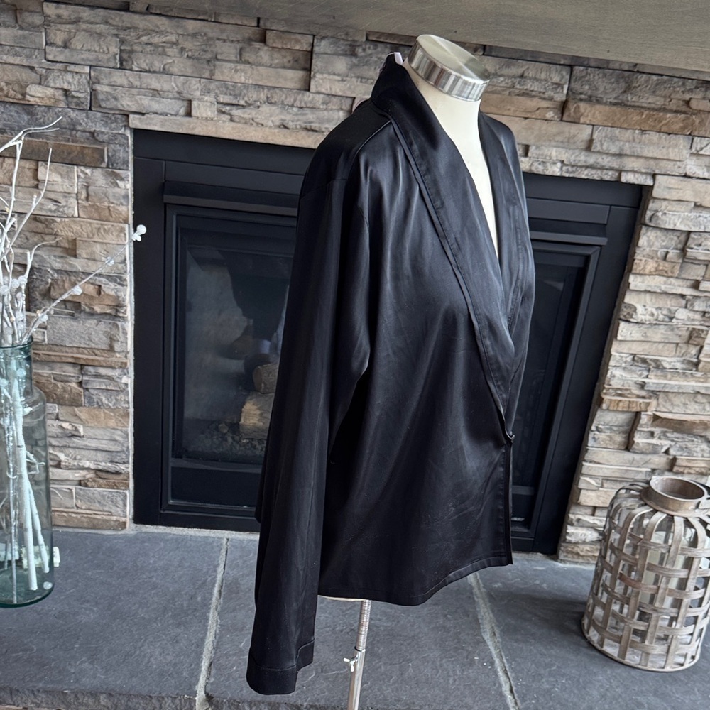 Savage X Fenty Satin Black Blazer - Picture 11 of 14